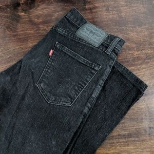 Levi's Mens 513 Black Jeans W30L32